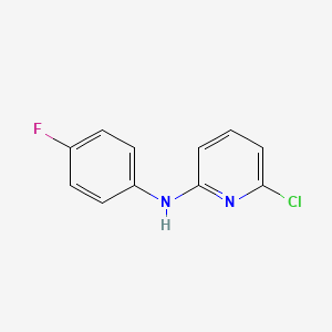 molecular formula C11H8ClFN2 B1339819 6-Chloro-N-(4-fluorophenyl)-2-pyridinamine CAS No. 881419-09-6
