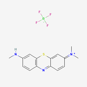 molecular formula C15H16BF4N3S B1339824 Azure B tetrafluoroborate CAS No. 79288-94-1
