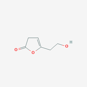 molecular formula C6H8O3 B1339825 5-(2-Hydroxyethyl)furan-2(3H)-one CAS No. 878007-08-0