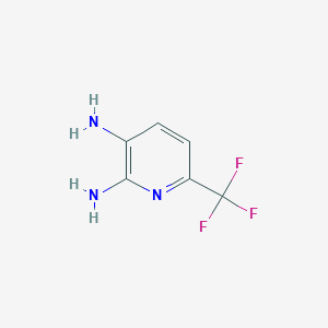 molecular formula C6H6F3N3 B1339827 6-(三氟甲基)吡啶-2,3-二胺 CAS No. 683242-79-7