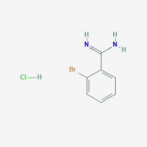molecular formula C7H8BrClN2 B1339829 2-Bromobenzamidine hydrochloride CAS No. 57075-82-8