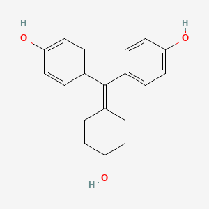 molecular formula C19H20O3 B1339835 4-Hydroxy cyclofenil diphenol CAS No. 886587-59-3