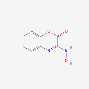 B1339836 3-(Hydroxyimino)-3,4-dihydro-2H-benzo[b][1,4]oxazin-2-one CAS No. 903891-95-2