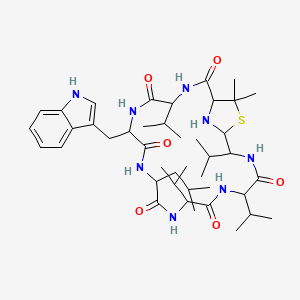 molecular formula C42H66N8O6S B13398405 Chondroitinase AC CAS No. 9047-57-8