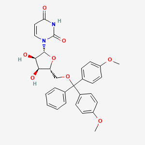 molecular formula C30H30N2O8 B1339848 5'-O-(4,4'-Dimethoxytrityl)uridine CAS No. 81246-79-9