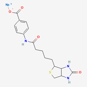 (+)-Biotin 4-amidobenzoic acid sodium salt