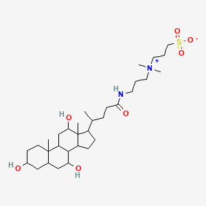 3-[Dimethyl[3-[(R)-4-[(3R,5S,7R,8R,9S,10S,12S,13R,14S,17R)-3,7,12-trihydroxy-10,13-dimethylhexadecahydro-1H-cyclopenta[a]phenanthren-17-yl]pentanamido]propyl]ammonio]propane-1-sulfonate