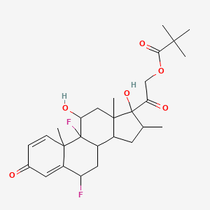 6,9-Difluoro-11,17-dihydroxy-16-methyl-3,20-dioxopregna-1,4-dien-21-yl 2,2-dimethylpropanoate