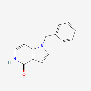 molecular formula C14H12N2O B1339869 1-Benzyl-1H-pyrrolo[3,2-c]pyridin-4(5H)-one CAS No. 26956-47-8