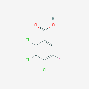 molecular formula C7H2Cl3FO2 B1339882 2,3,4-三氯-5-氟苯甲酸 CAS No. 115549-04-7