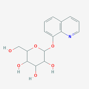 2-(Hydroxymethyl)-6-quinolin-8-yloxyoxane-3,4,5-triol