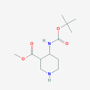 cis-Methyl 4-((tert-butoxycarbonyl)amino)piperidine-3-carboxylate