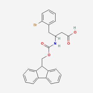 4-(2-bromophenyl)-3-(9H-fluoren-9-ylmethoxycarbonylamino)butanoic acid