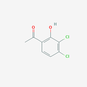 molecular formula C8H6Cl2O2 B1339892 1-(3,4-Dichloro-2-hydroxyphenyl)ethan-1-one CAS No. 55736-71-5