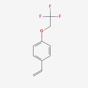molecular formula C10H9F3O B1339893 1-乙烯基-4-(2,2,2-三氟乙氧基)苯 CAS No. 111144-97-9