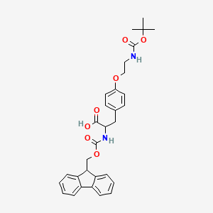 Fmoc-4-[2-(Boc-amino)ethoxy]-DL-phenylalanine