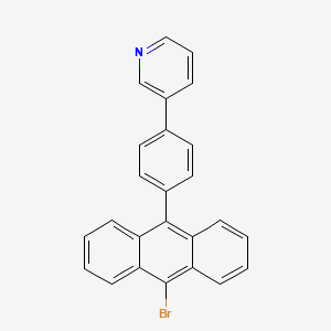 3-(4-(10-Bromoanthracen-9-yl)phenyl)pyridine