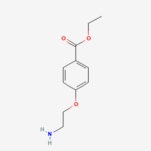 molecular formula C11H15NO3 B1339897 4-(2-氨基乙氧基)苯甲酸乙酯 CAS No. 119932-34-2