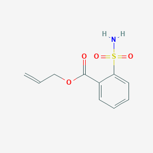 molecular formula C10H11NO4S B13399001 Prop-2-en-1-yl 2-sulfamoylbenzoate CAS No. 41538-39-0