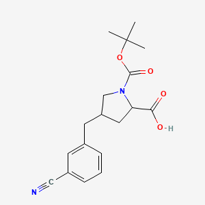 Boc-(R)-gamma-(3-cyanobenzyl)-L-proline