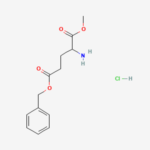 molecular formula C13H18ClNO4 B13399031 L-Glutamic acid gamma-benzyl ester alpha-methyl ester hydrochloride 