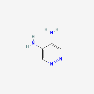 molecular formula C4H6N4 B1339910 嘧啶-4,5-二胺 CAS No. 28682-70-4