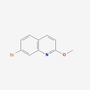 molecular formula C10H8BrNO B1339911 7-溴-2-甲氧基喹啉 CAS No. 99455-08-0