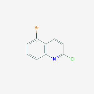 molecular formula C9H5BrClN B1339913 5-溴-2-氯喹啉 CAS No. 99455-13-7