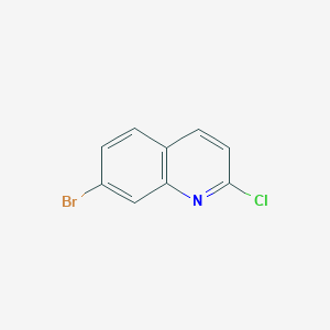 molecular formula C9H5BrClN B1339914 7-Bromo-2-chloroquinoline CAS No. 99455-15-9