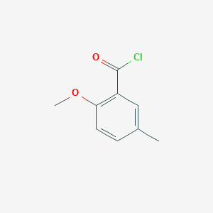 molecular formula C9H9ClO2 B1339918 2-Methoxy-5-methylbenzoyl chloride CAS No. 25045-35-6