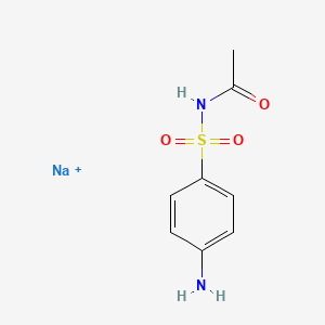 sodium;N-(4-aminophenyl)sulfonylacetamide