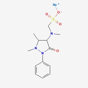 Sodium ((1,5-dimethyl-3-oxo-2-phenylpyrazolidin-4-yl)(methyl)amino)methanesulfonate