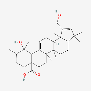 11-hydroxy-1-(hydroxymethyl)-3,3,5a,5b,10,11,13b-heptamethyl-4,5,6,7,8,9,10,11a,13,13a-decahydro-3aH-cyclopenta[a]chrysene-7a-carboxylic acid