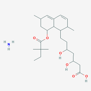 azane;7-[8-(2,2-dimethylbutanoyloxy)-2,6-dimethyl-1,2,6,7,8,8a-hexahydronaphthalen-1-yl]-3,5-dihydroxyheptanoic acid