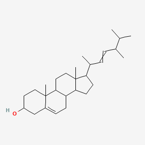 17-(5,6-dimethylhept-3-en-2-yl)-10,13-dimethyl-2,3,4,7,8,9,11,12,14,15,16,17-dodecahydro-1H-cyclopenta[a]phenanthren-3-ol