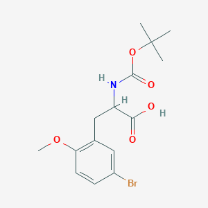 3-(5-Bromo-2-methoxyphenyl)-2-((tert-butoxycarbonyl)amino)propanoic acid