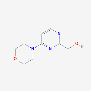 molecular formula C9H13N3O2 B1339941 (4-吗啉基嘧啶-2-基)甲醇 CAS No. 118779-75-2
