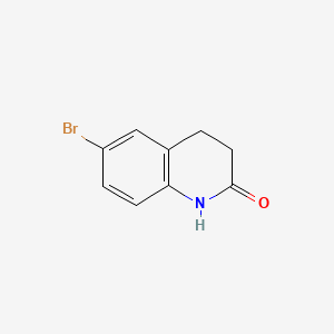 molecular formula C9H8BrNO B1339961 6-溴-3,4-二氢-1H-喹啉-2-酮 CAS No. 3279-90-1