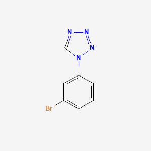 molecular formula C7H5BrN4 B1339966 1-(3-溴苯基)-1H-1,2,3,4-四唑 CAS No. 65697-41-8
