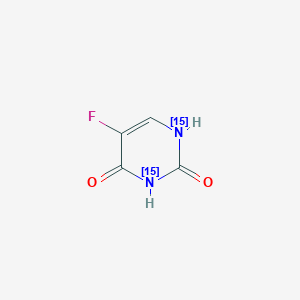 molecular formula C4H3FN2O2 B1339989 5-Fluorouracil-15N2 CAS No. 68941-95-7