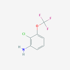 molecular formula C7H5ClF3NO B133999 2-Chloro-3-(trifluoromethoxy)aniline CAS No. 151276-14-1