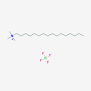 molecular formula C19H42BF4N B1339991 Hexadecyltrimethylammonium tetrafluoroborate CAS No. 73257-08-6
