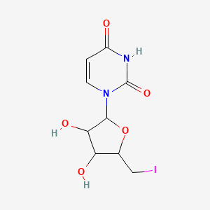 1-[3,4-Dihydroxy-5-(iodomethyl)oxolan-2-yl]pyrimidine-2,4-dione