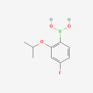 molecular formula C9H12BFO3 B1340000 4-Fluoro-2-isopropoxyphenylboronic acid CAS No. 480438-59-3