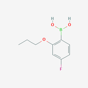 molecular formula C9H12BFO3 B1340001 (4-Fluoro-2-propoxyphenyl)boronic acid CAS No. 480438-60-6