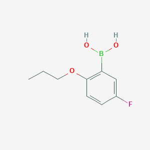 molecular formula C9H12BFO3 B1340004 5-氟-2-丙氧苯硼酸 CAS No. 480438-73-1