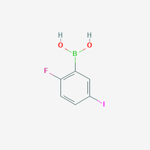 B1340011 2-Fluoro-5-iodophenylboronic acid CAS No. 866683-41-2