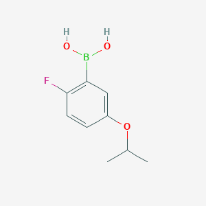 molecular formula C9H12BFO3 B1340016 2-氟-5-异丙氧基苯硼酸 CAS No. 849062-30-2