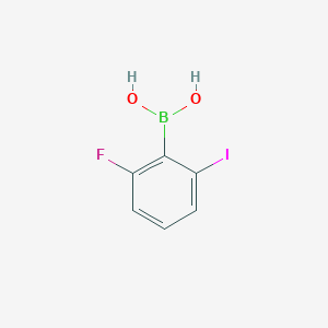 molecular formula C6H5BFIO2 B1340018 (2-Fluoro-6-iodophenyl)boronic acid CAS No. 870777-22-3