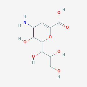 4-amino-3-hydroxy-2-(1,2,3-trihydroxypropyl)-3,4-dihydro-2H-pyran-6-carboxylic acid